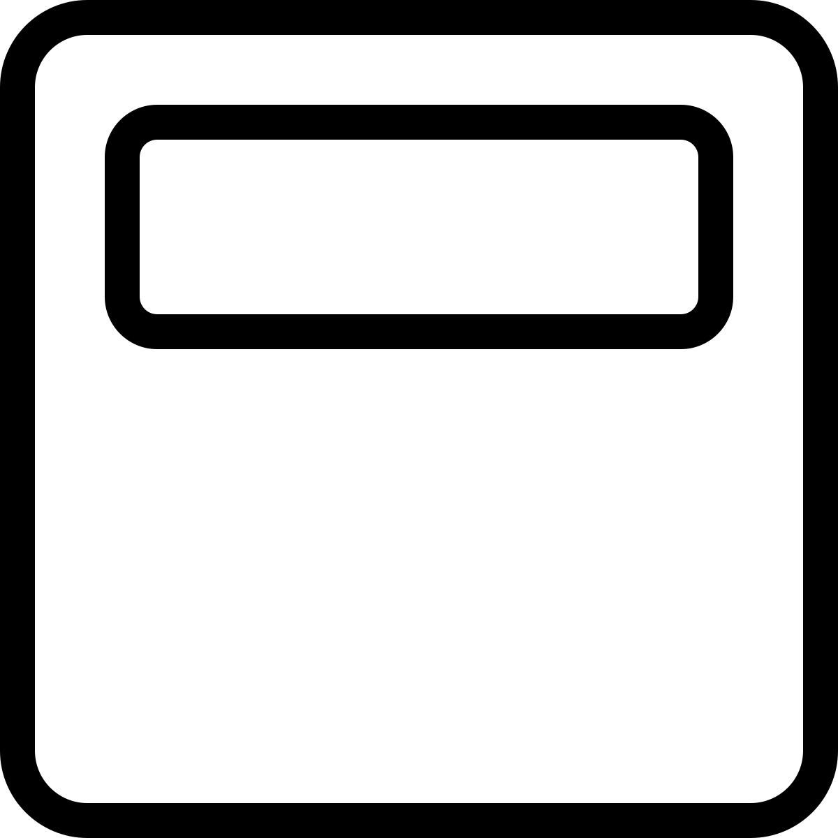 top header alignment icon