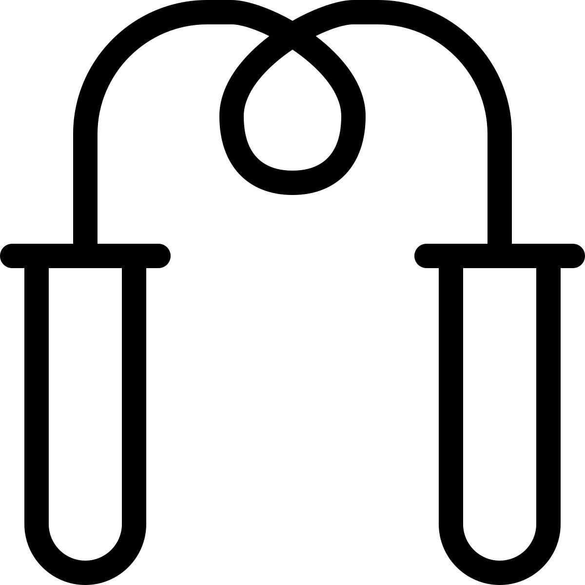 connected test tubes icon