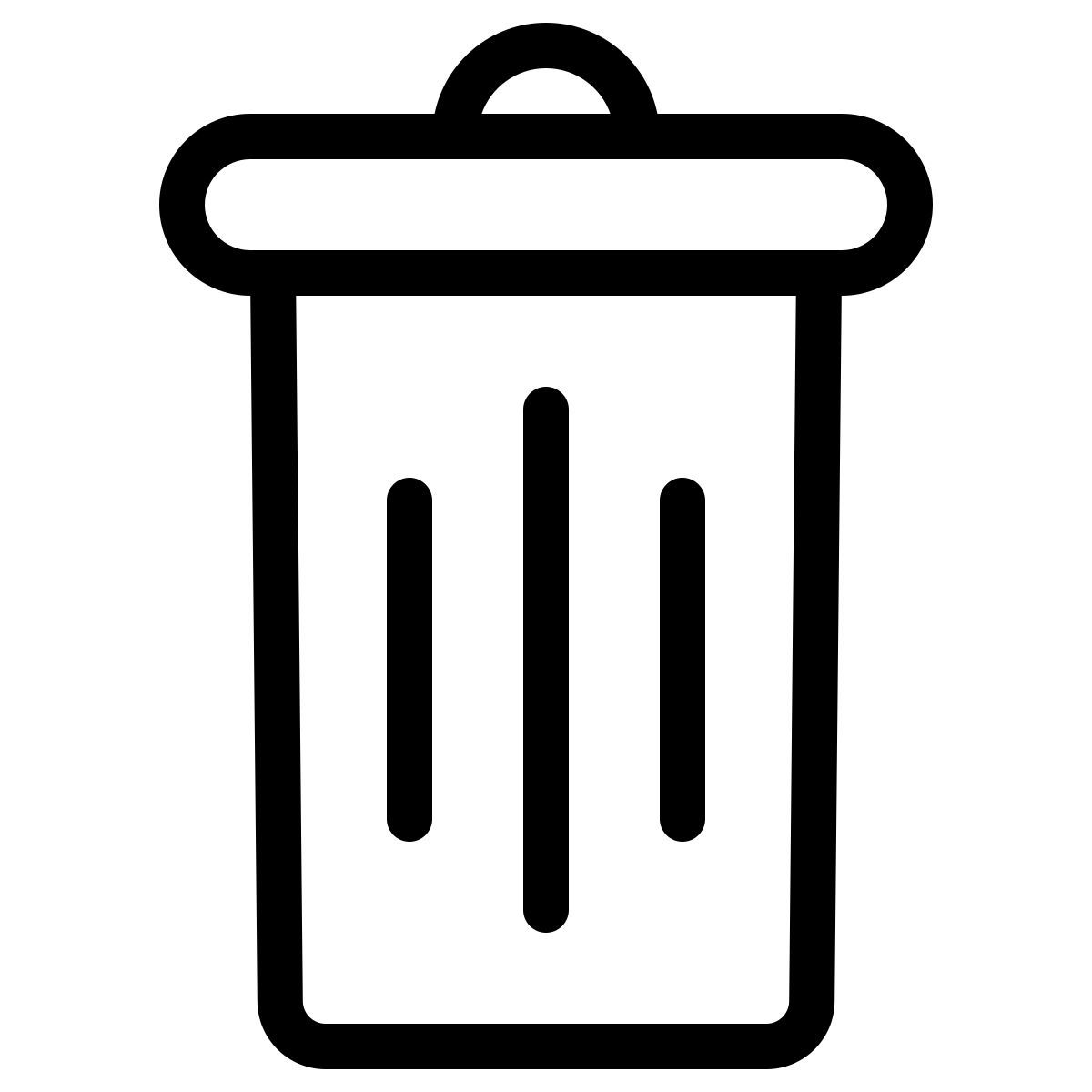 cesto de lixo icon
