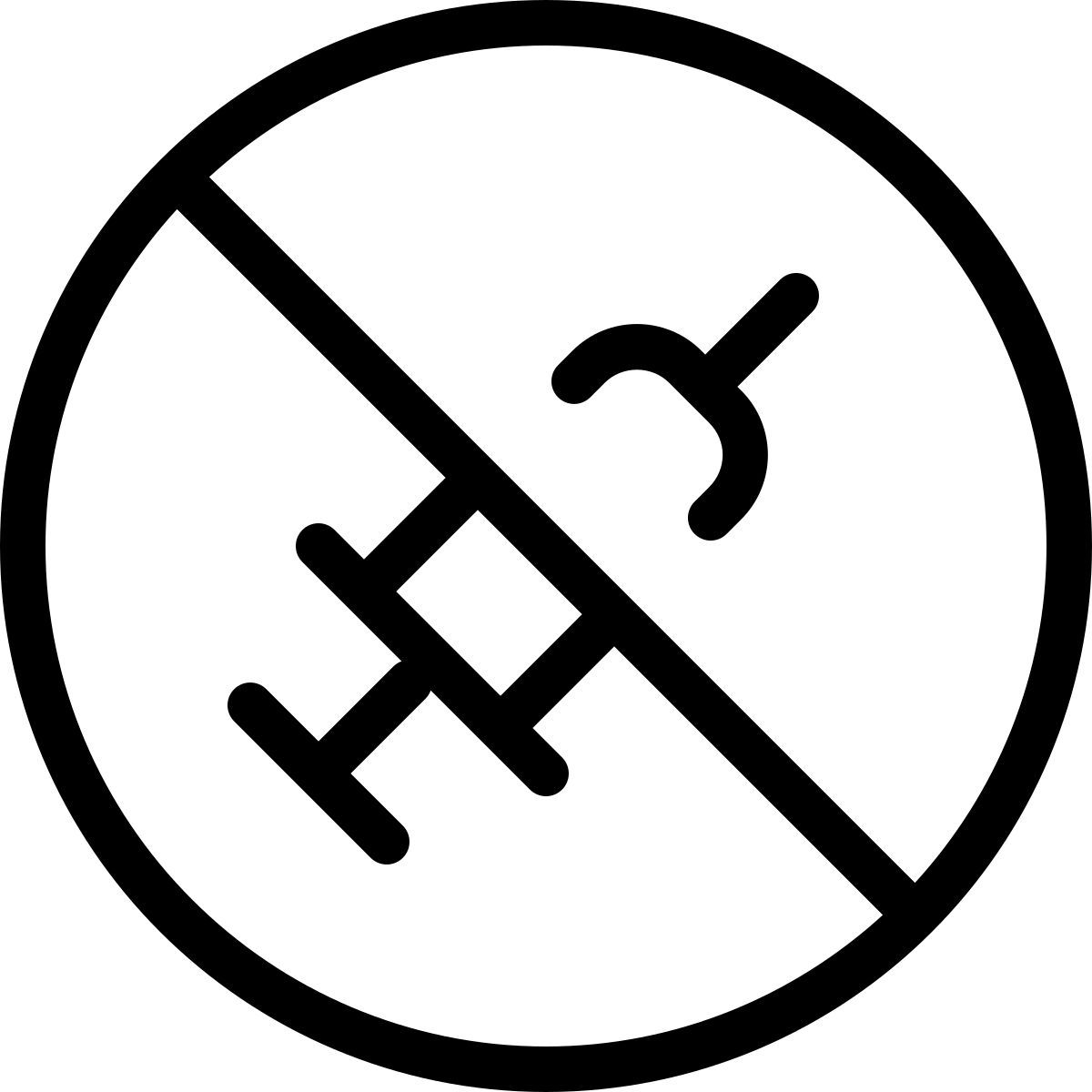iniezione vietata icon