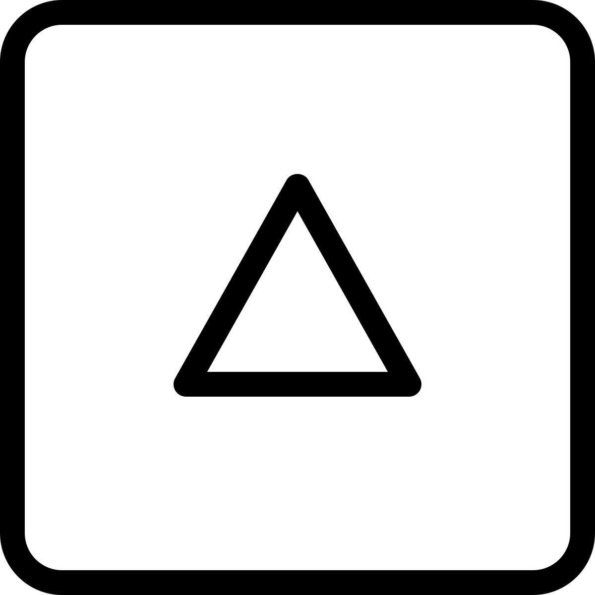 up arrow key icon