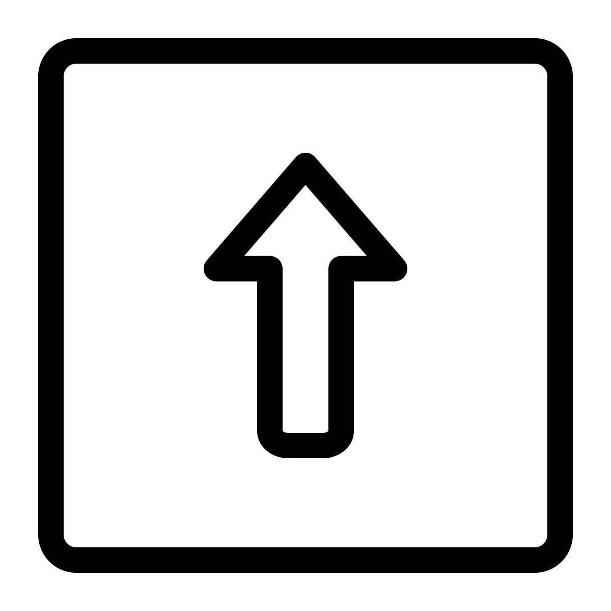 seta para cima icon