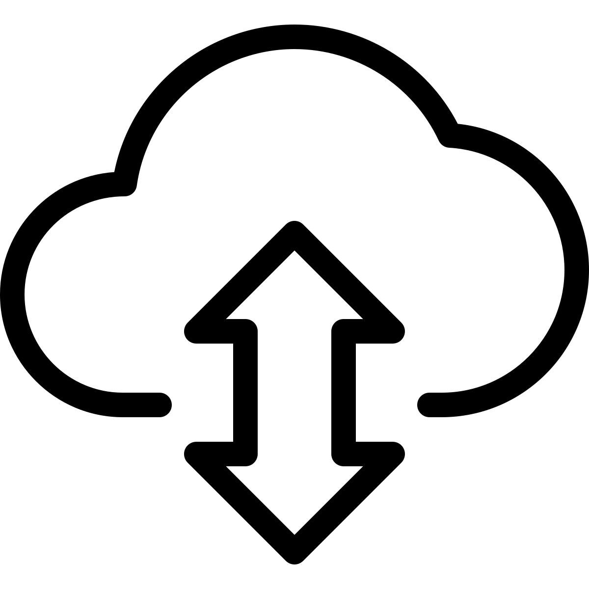 cloud data exchange icon