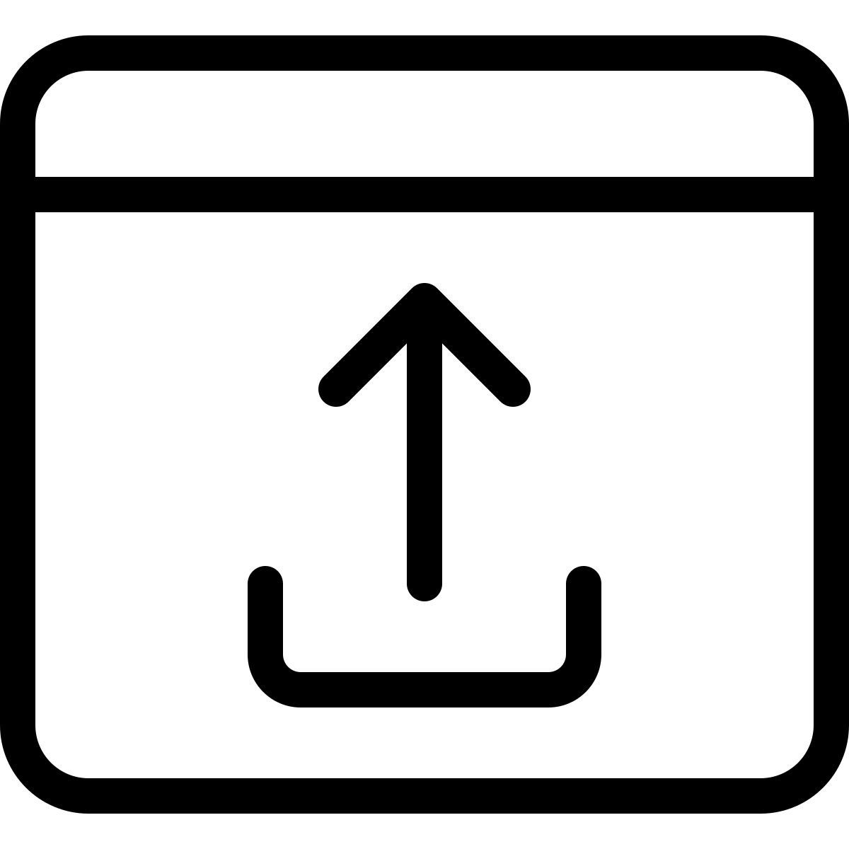 botão de upload externo no navegador da web isolado em um fundo branco upload light tal revivo icon