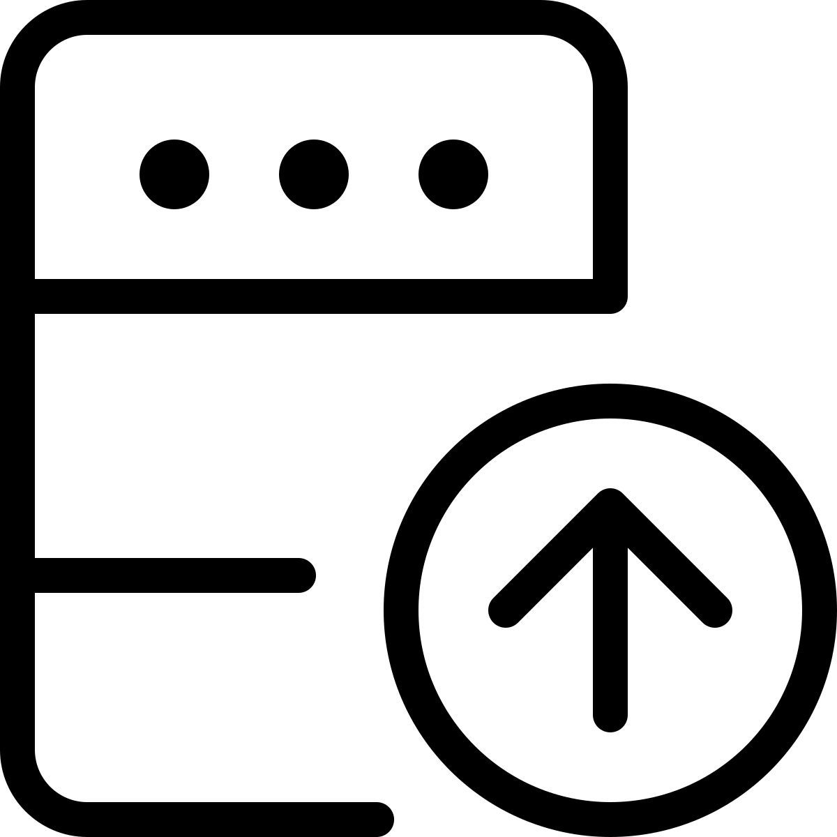 upload to server icon