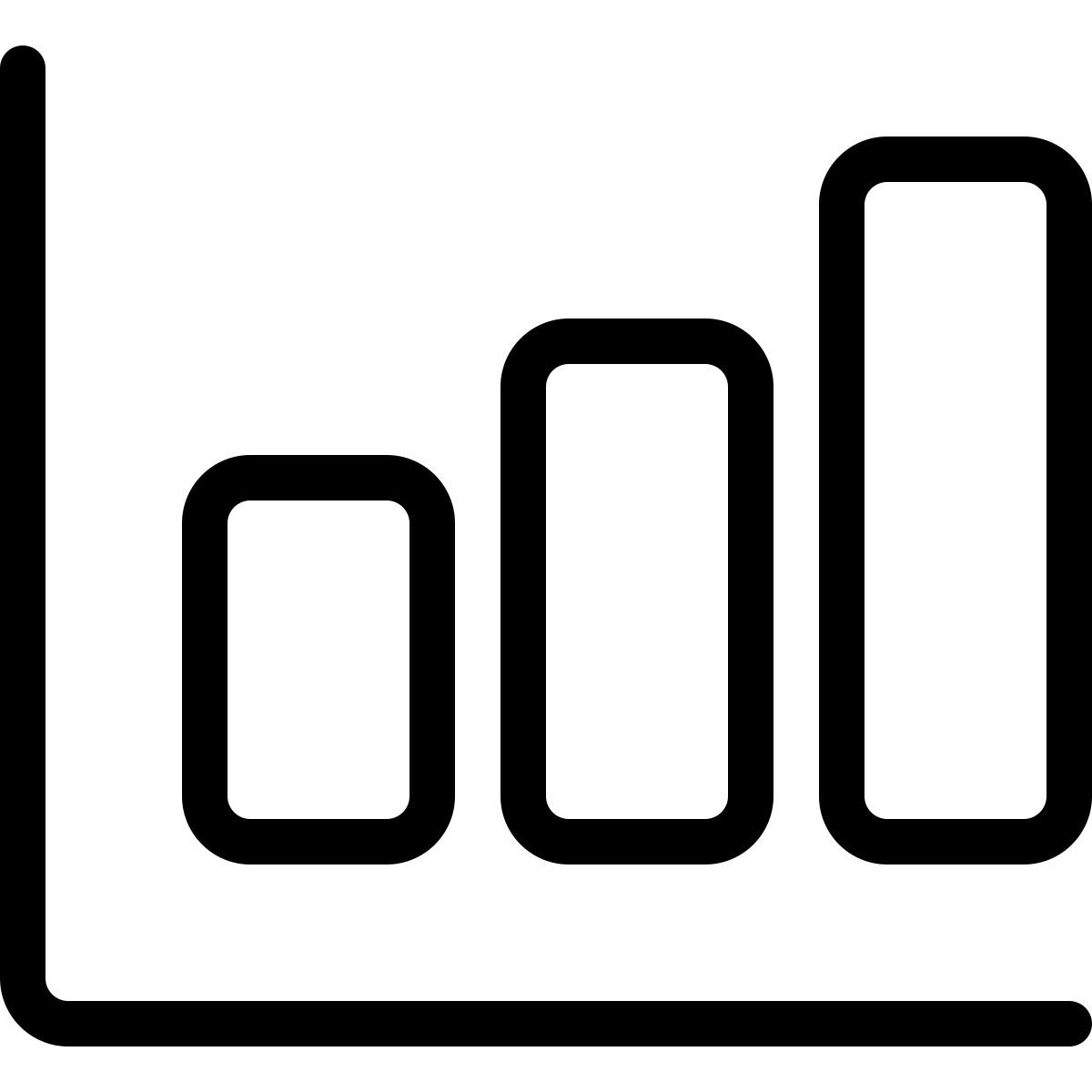 gráfico de barras icon