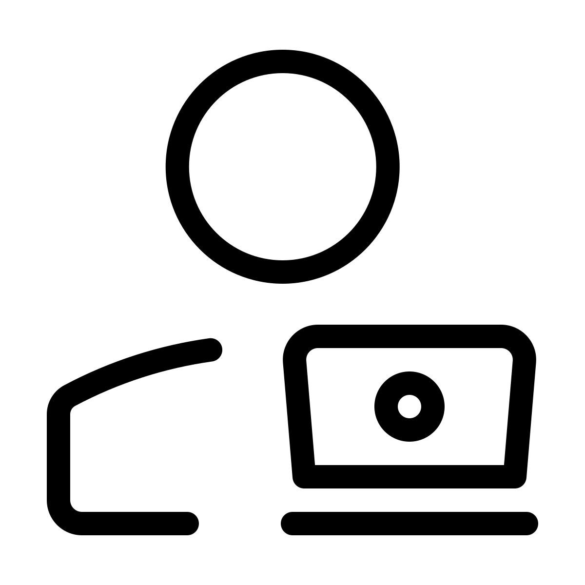 laptop user icon