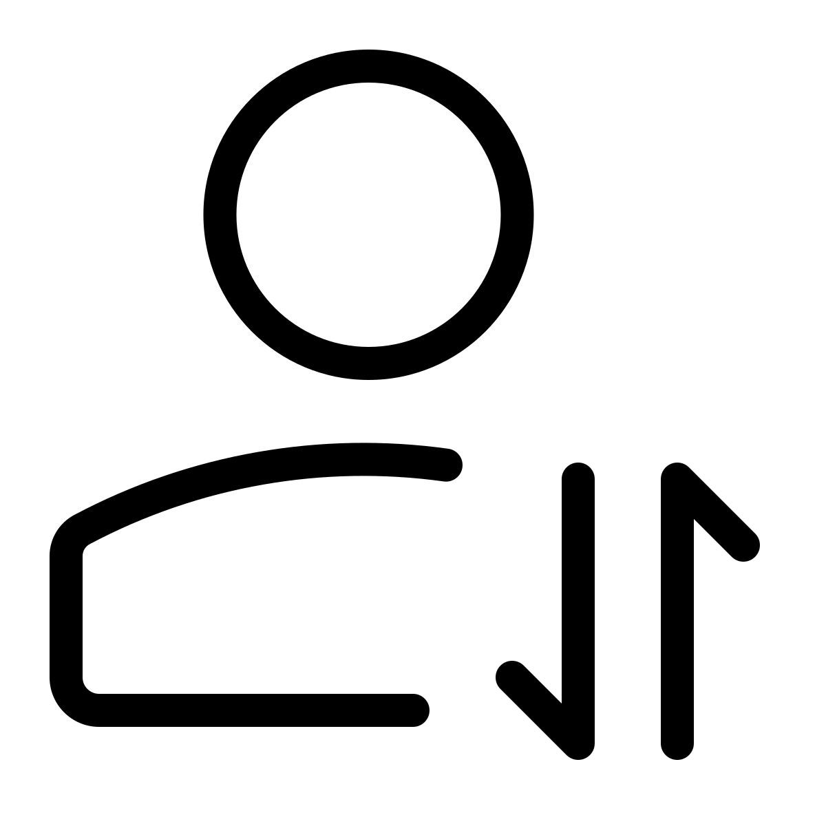 user data exchange icon