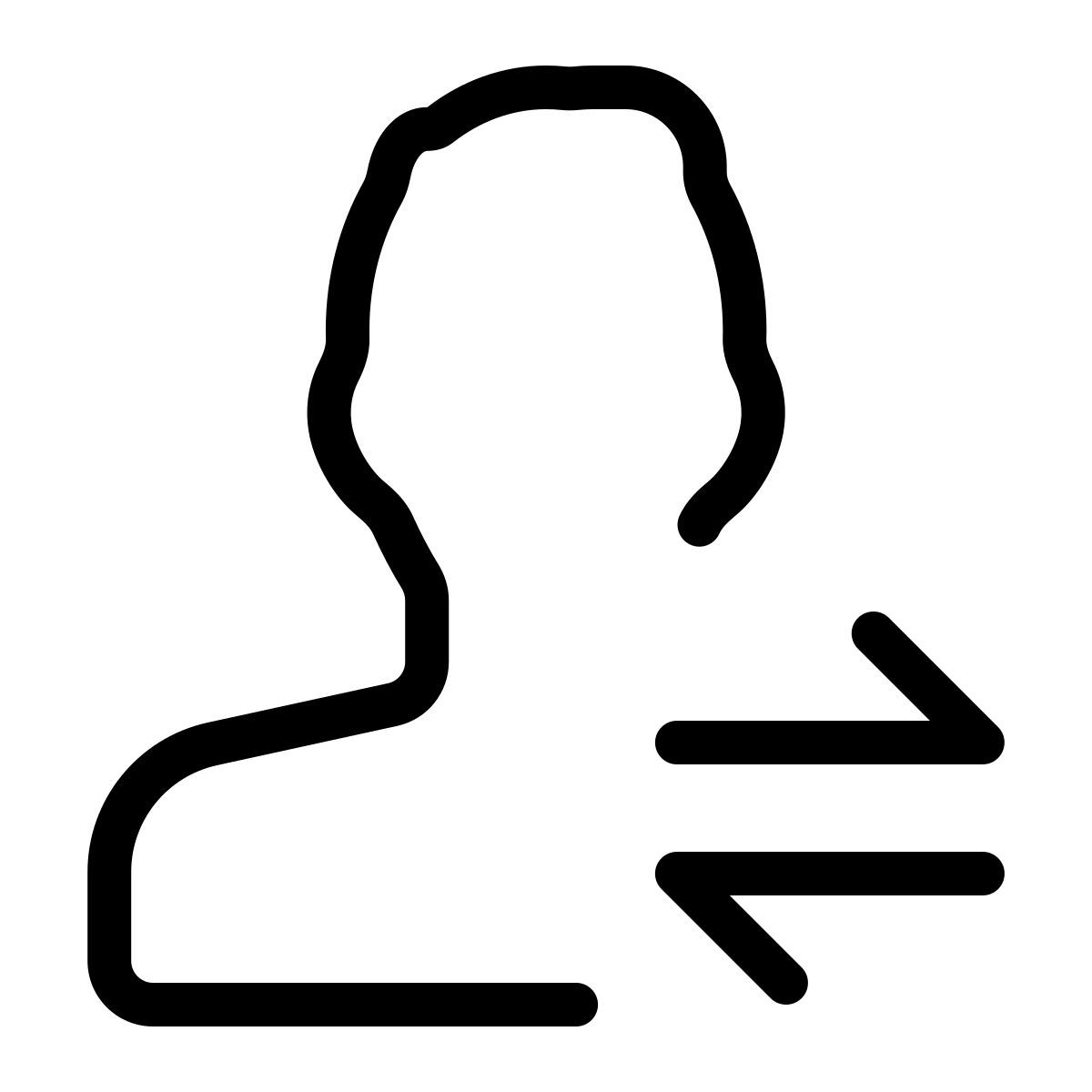 échange de données utilisateur icon