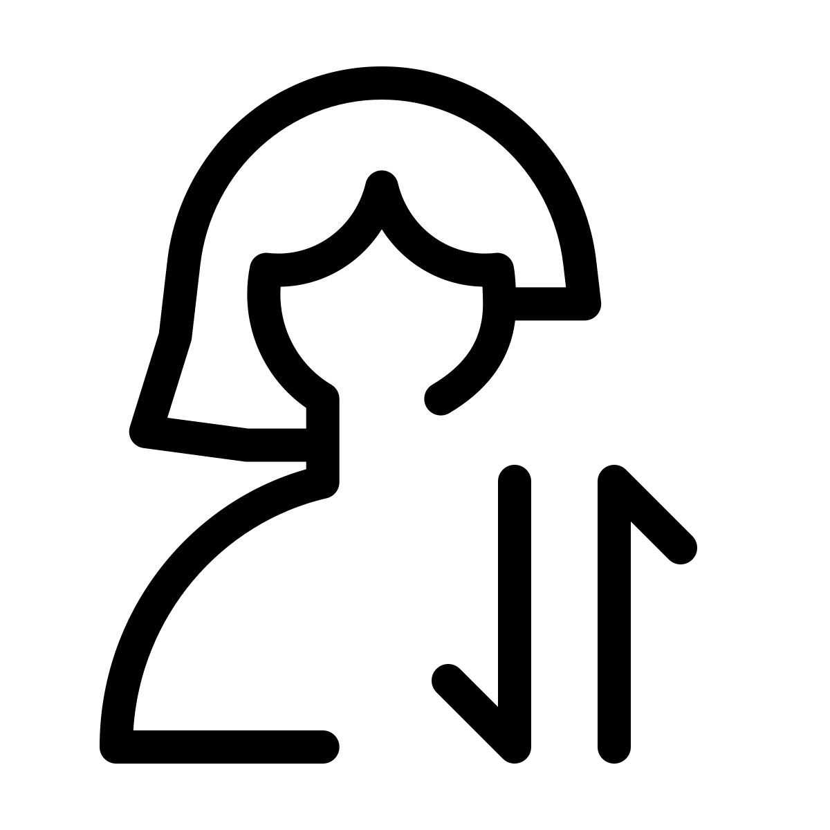 user data exchange icon