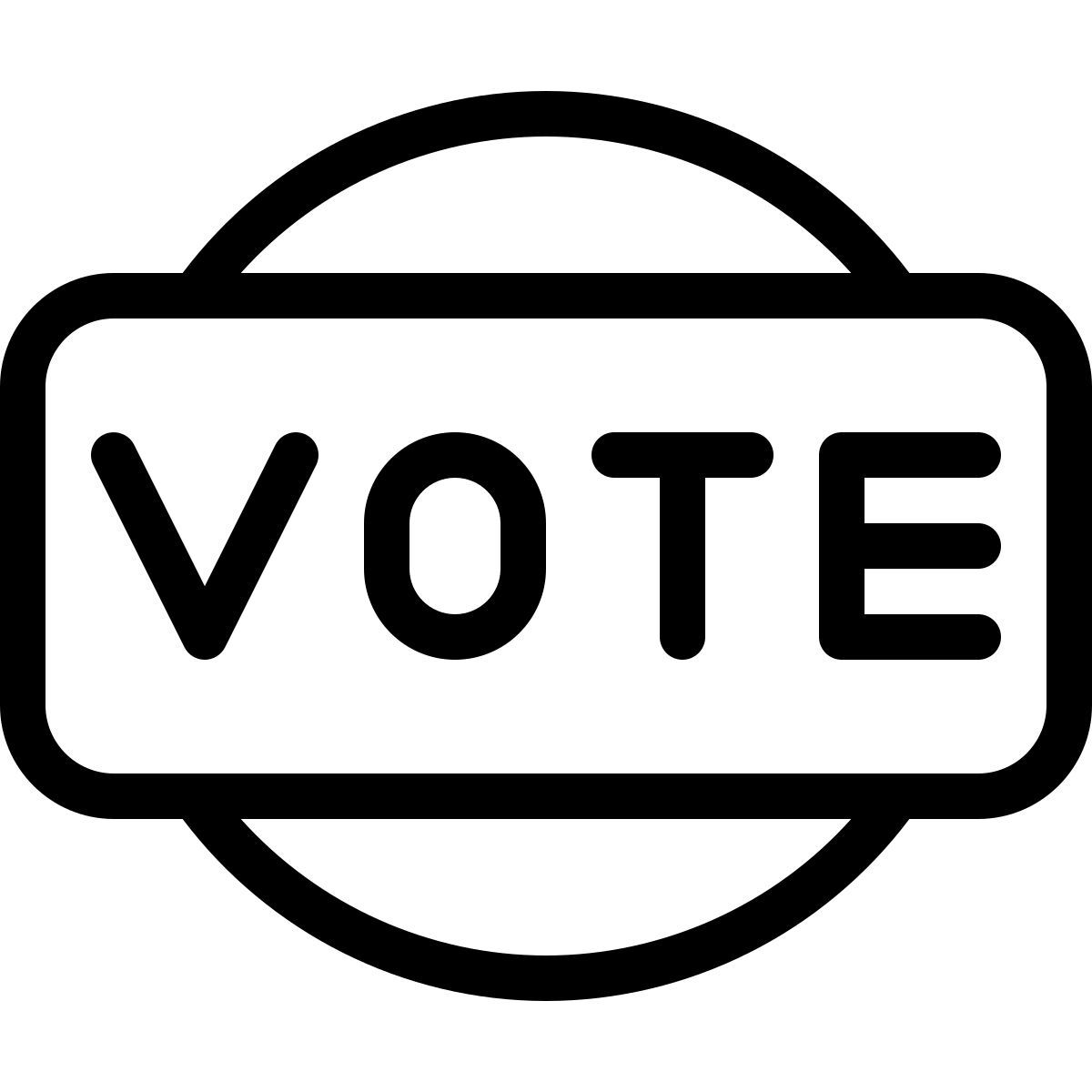 distintivo di voto icon
