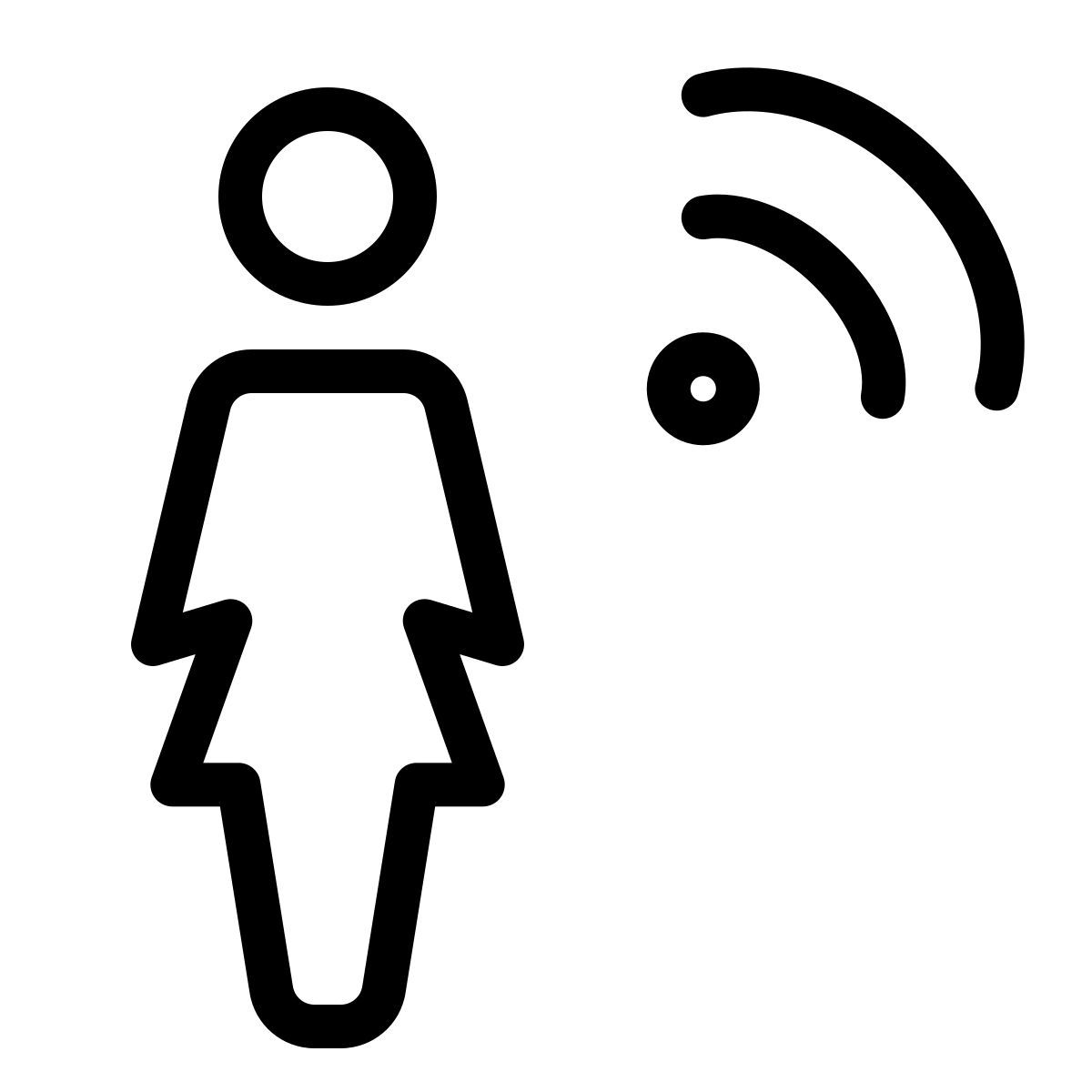 느낌표가 있는 외부 경고 회사 웹 사이트 전체 단일 여성 라이트 탈 revivo에 대한 레이아웃 icon