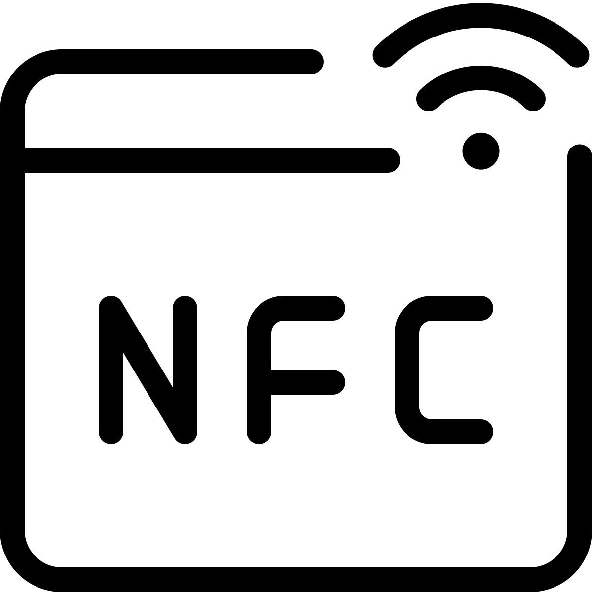 웹 nfc icon