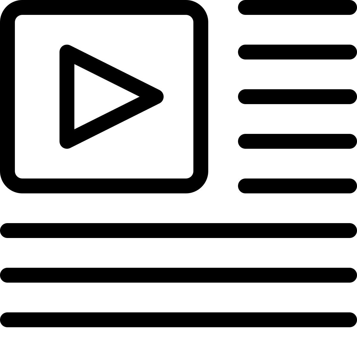 video caption icon