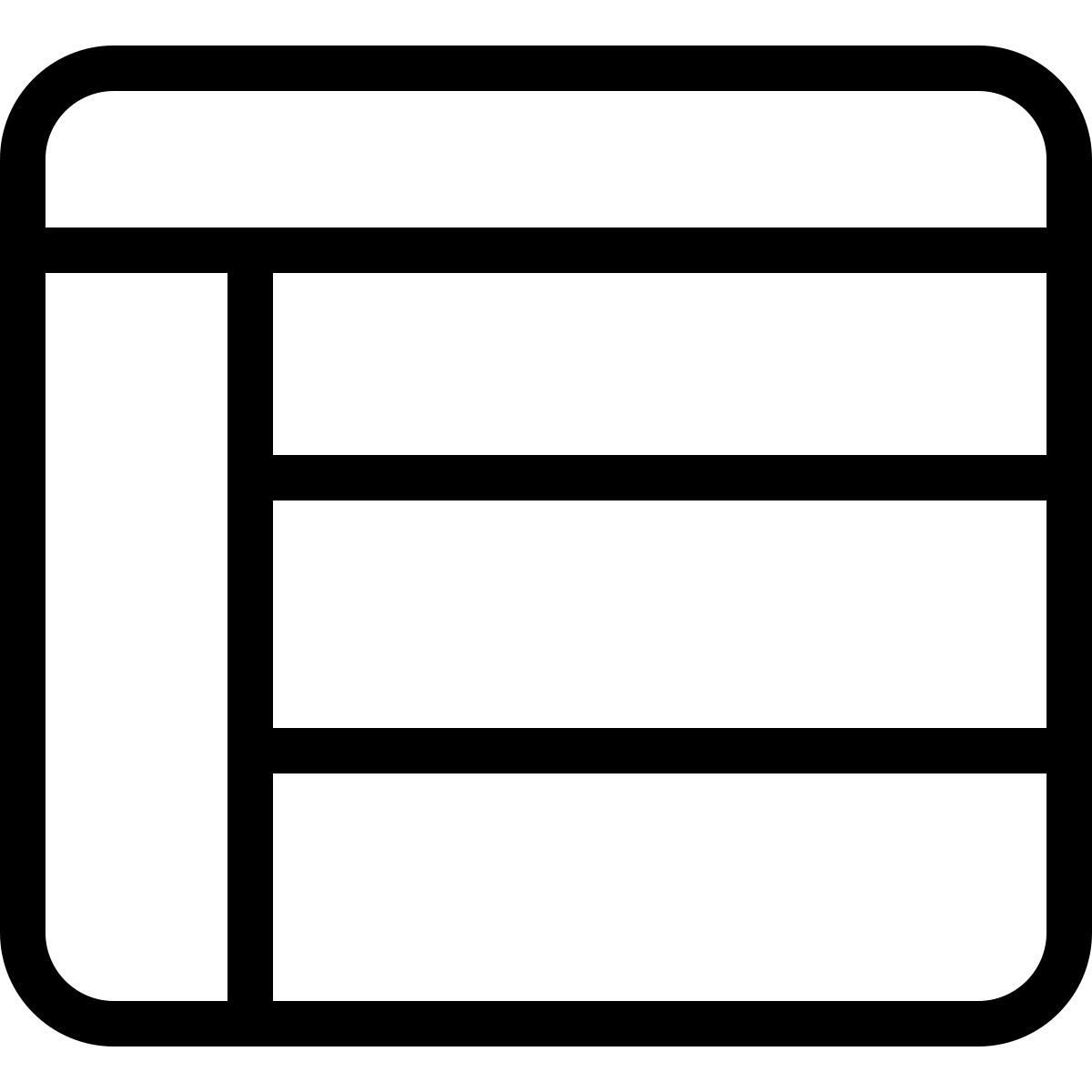 website layout icon