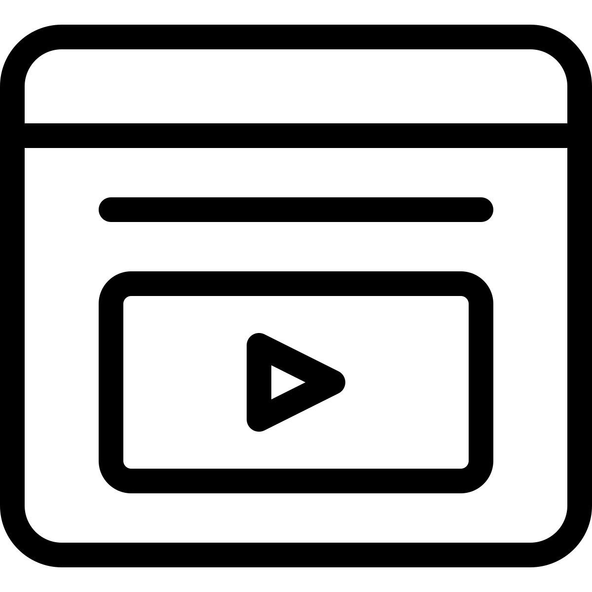 online video icon