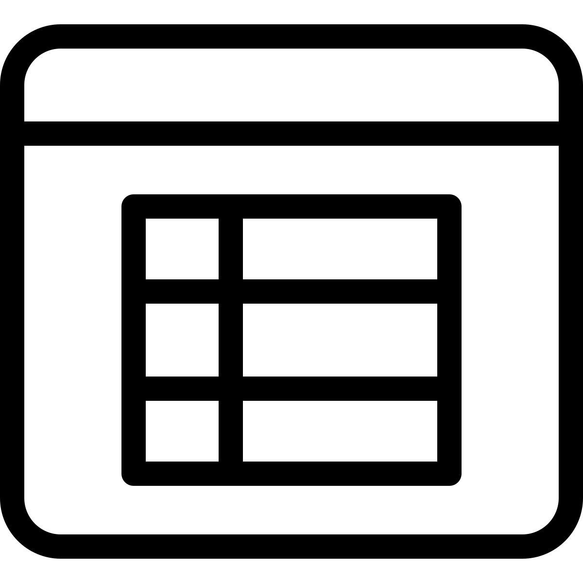 web 电子表格 icon