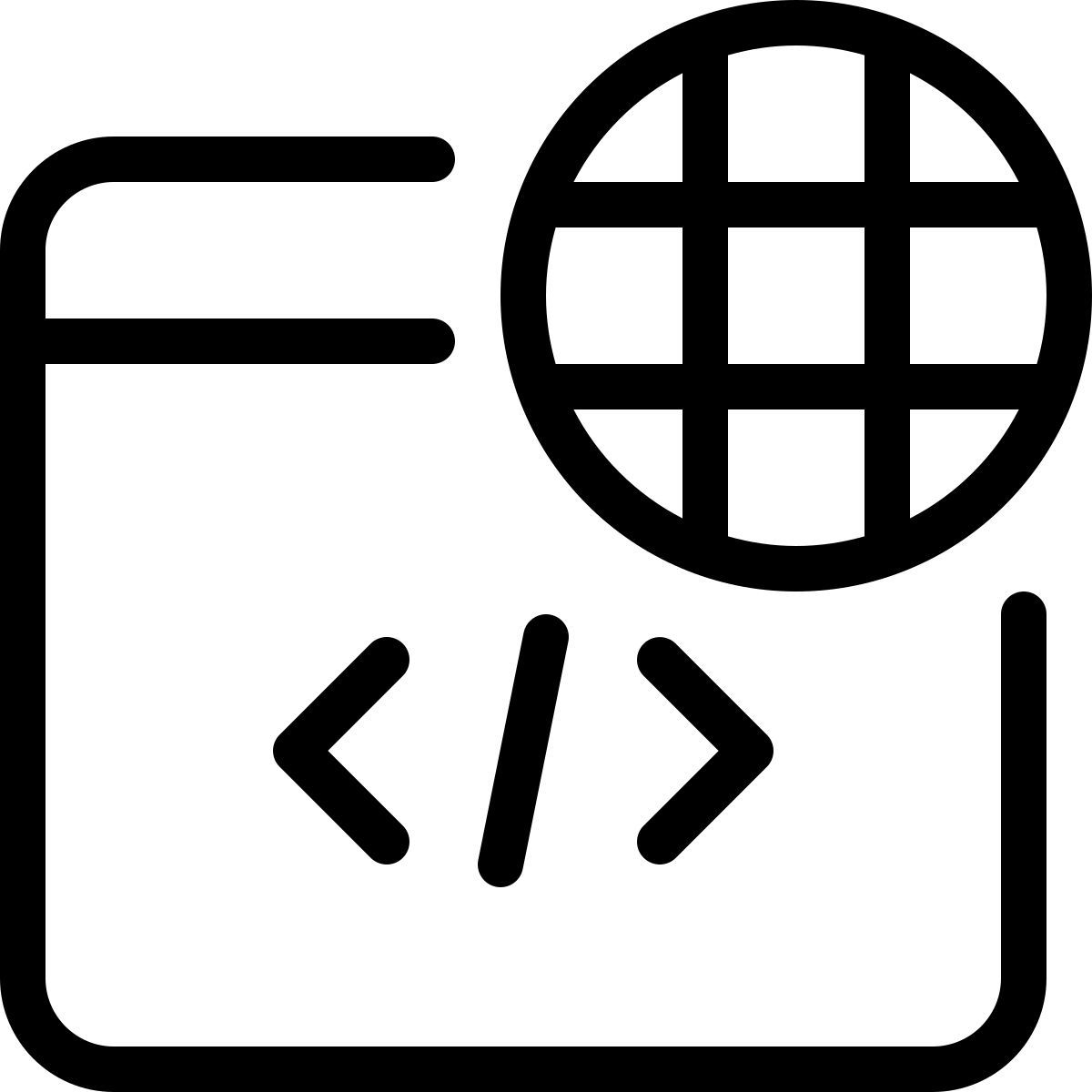 global code web icon