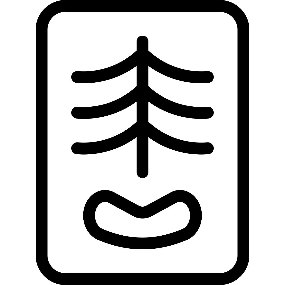 röntgen der wirbelsäule icon