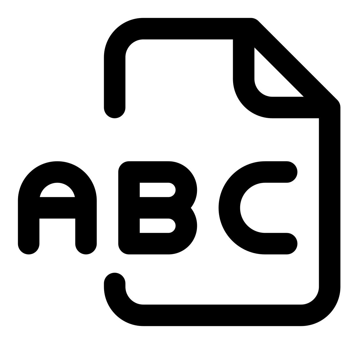 fichier abc icon