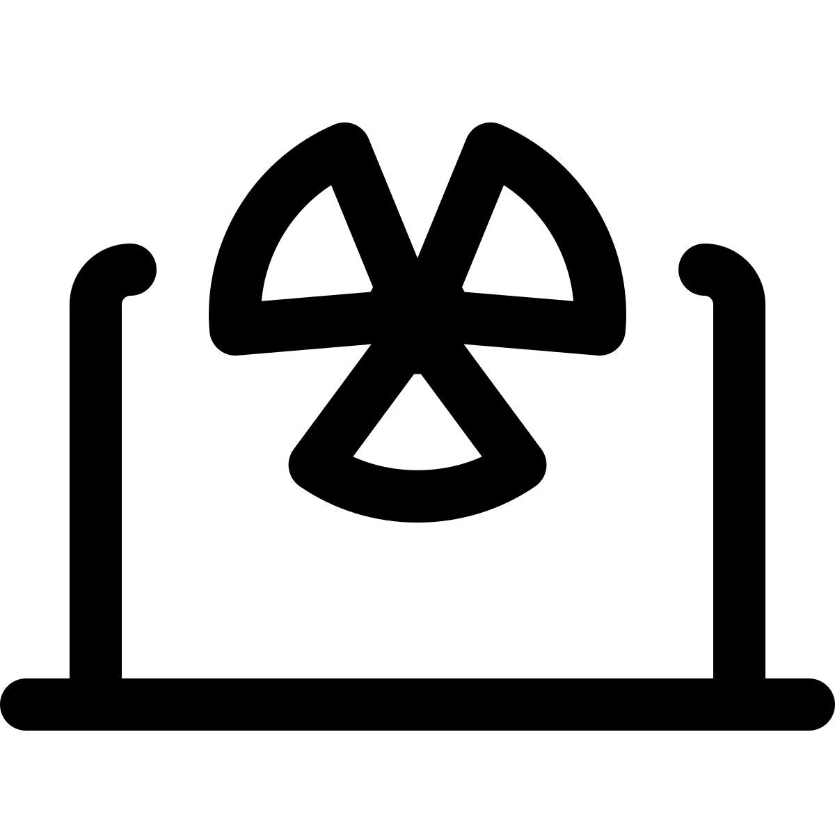 nuclear warning laptop icon