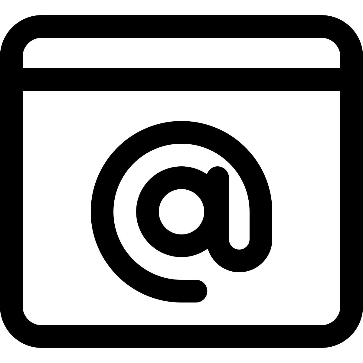 Perte de courrier électronique icon