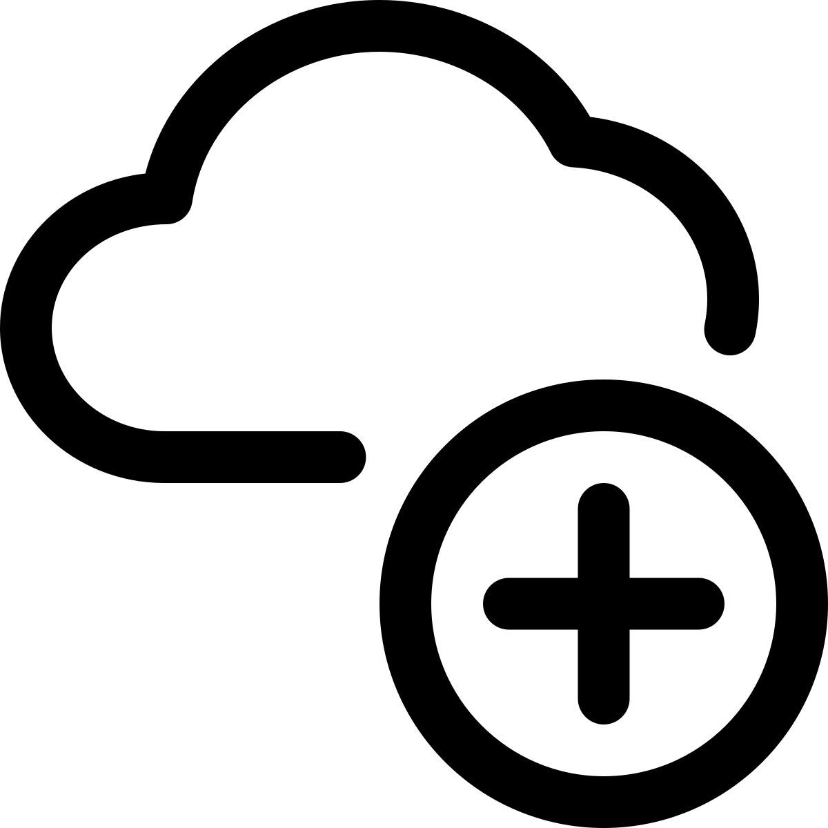 añadir a la nube icon
