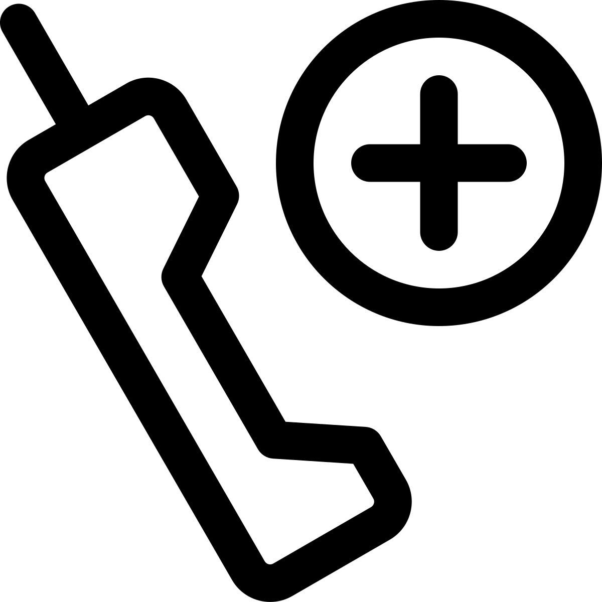 agregar teléfono satelital icon