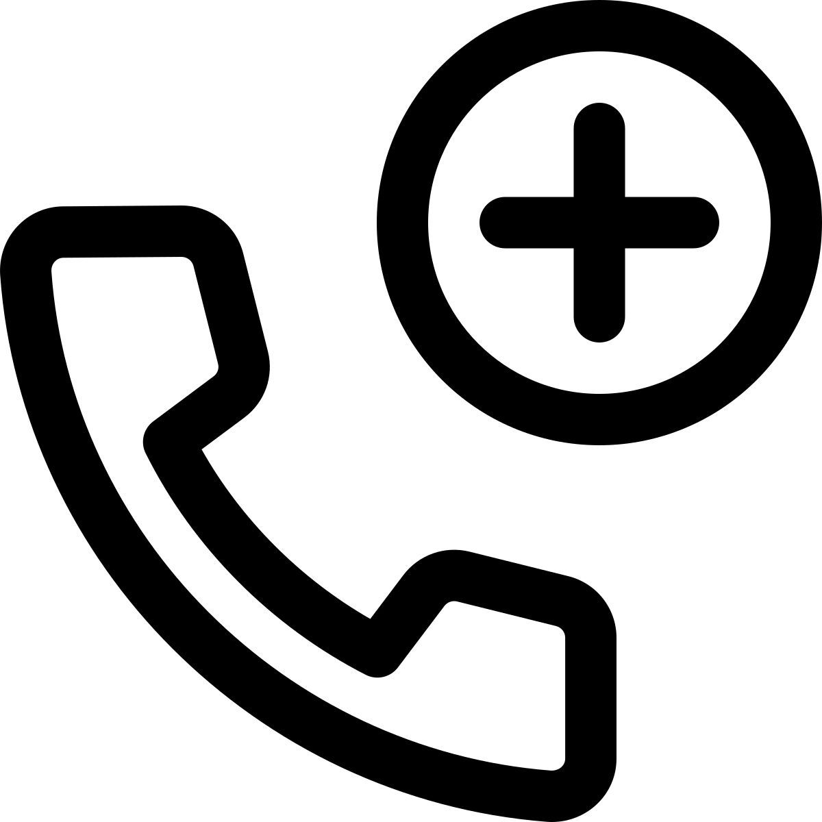 add telephone icon