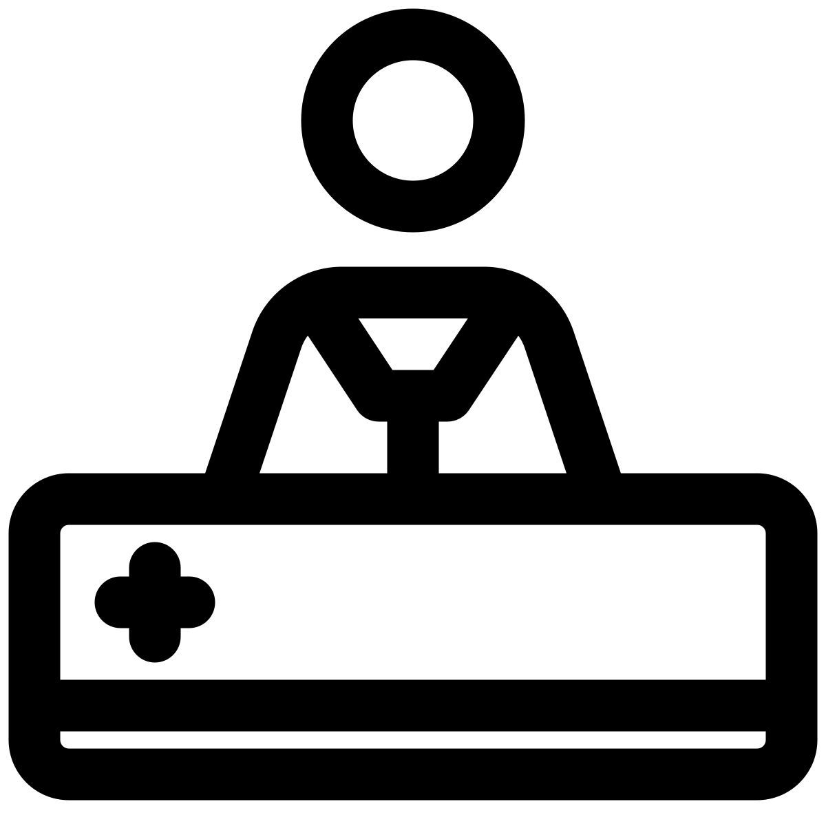 medical receptionist icon