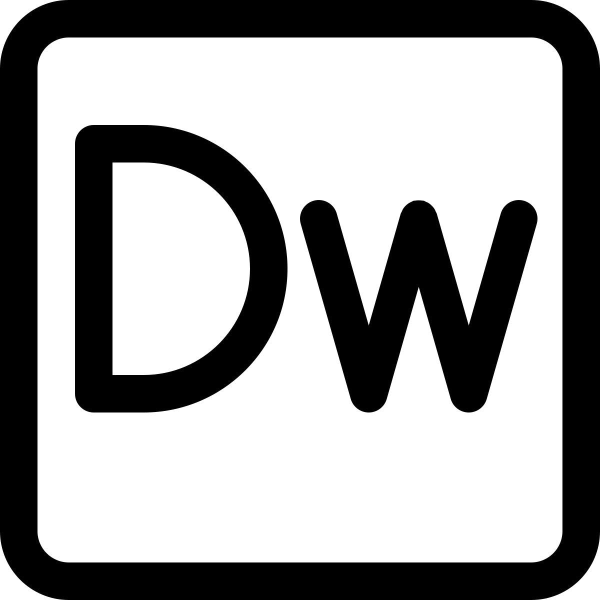 adobe dreamweaver icon
