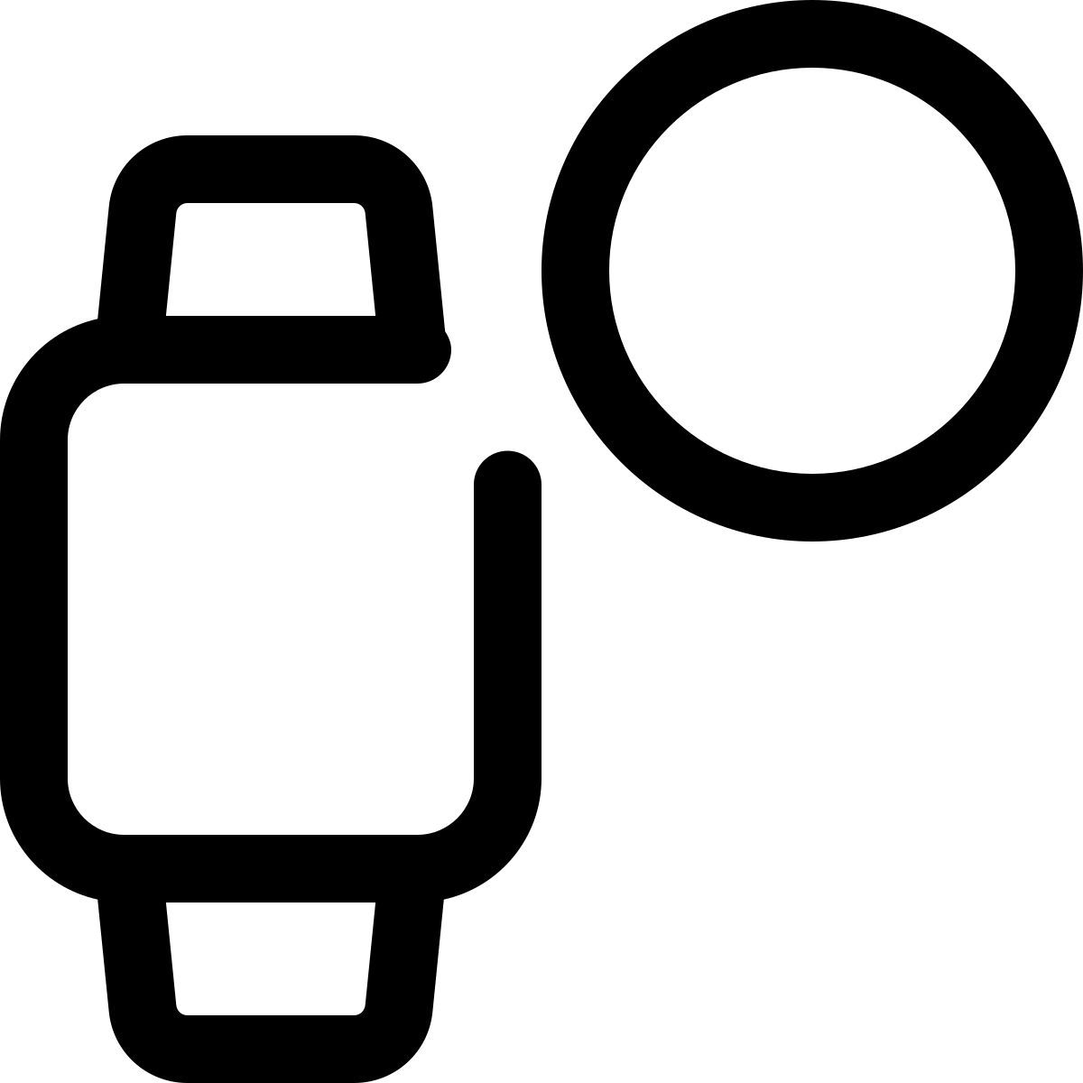 smartwatch button icon