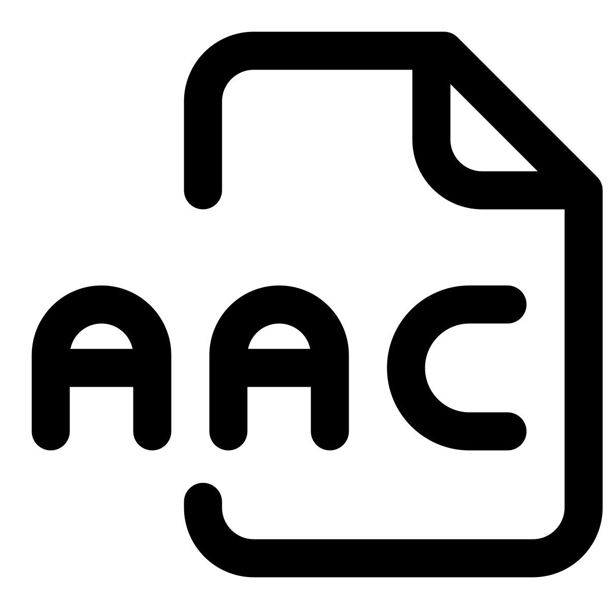 aac file icon