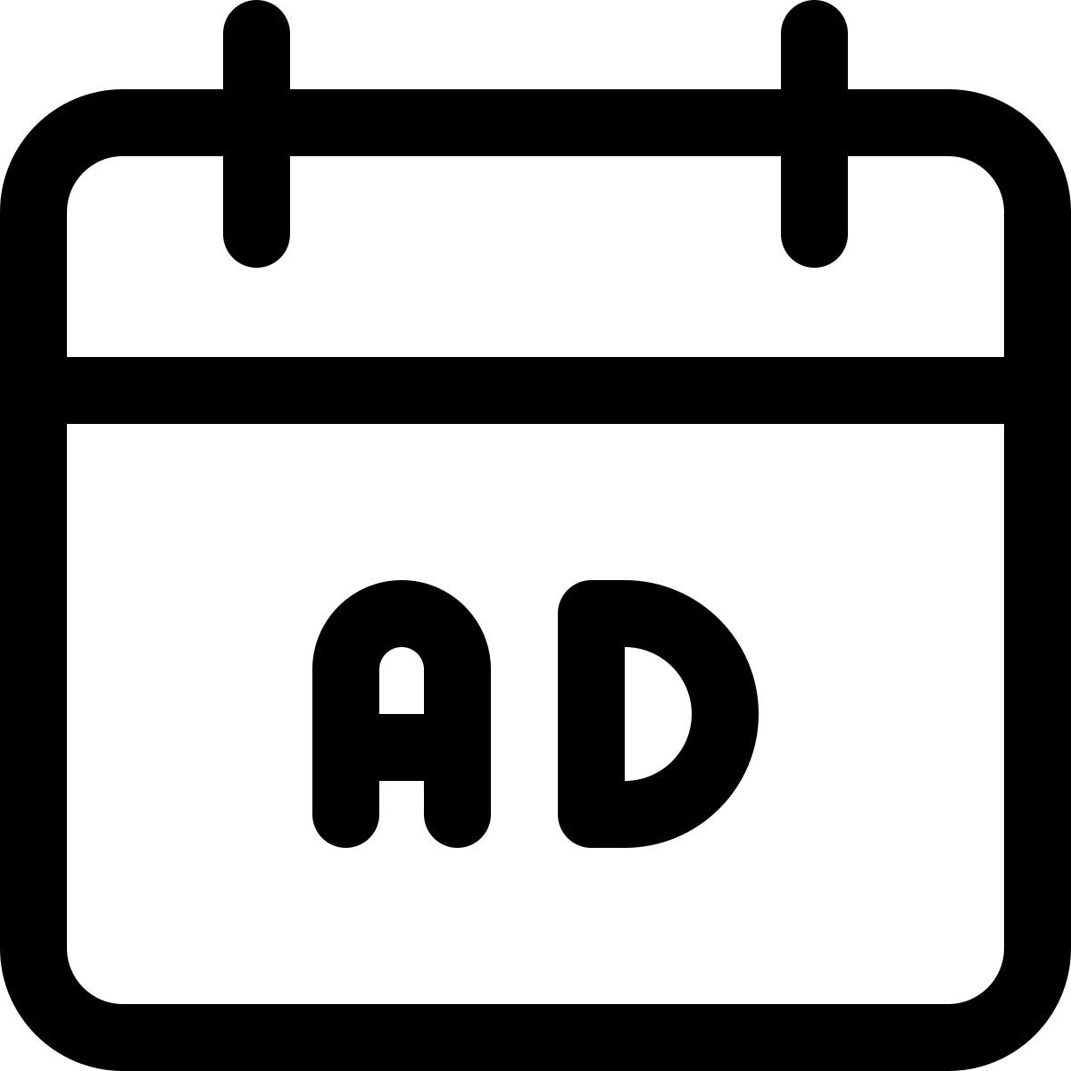 pubblicità esterna visualizzata sul calendario per programmazione e promemoria pubblicità regolare tal revivo icon