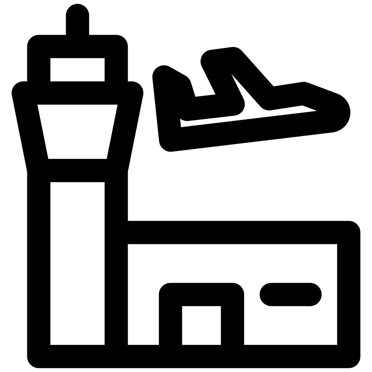 edificio del aeropuerto icon