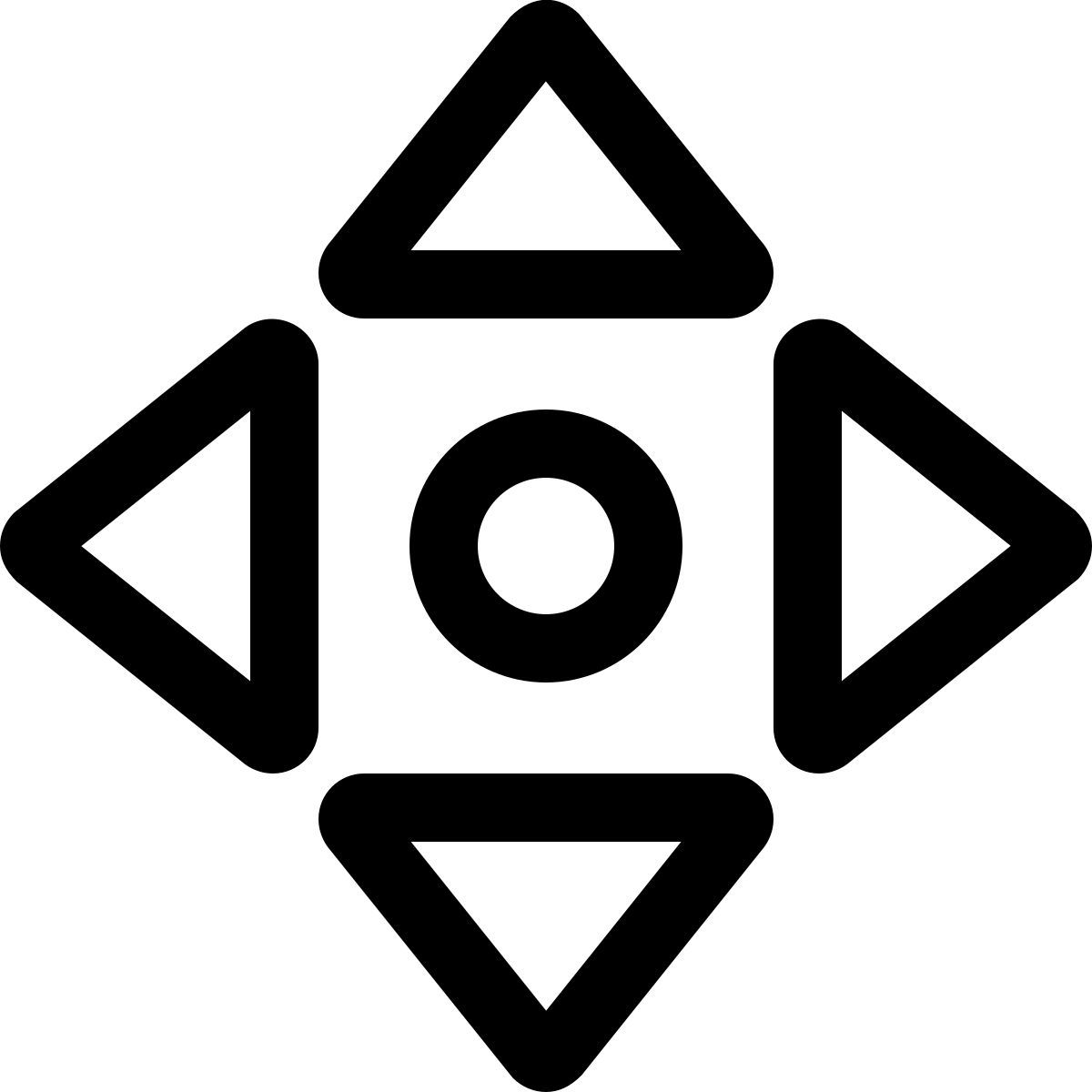 all direction scroll icon