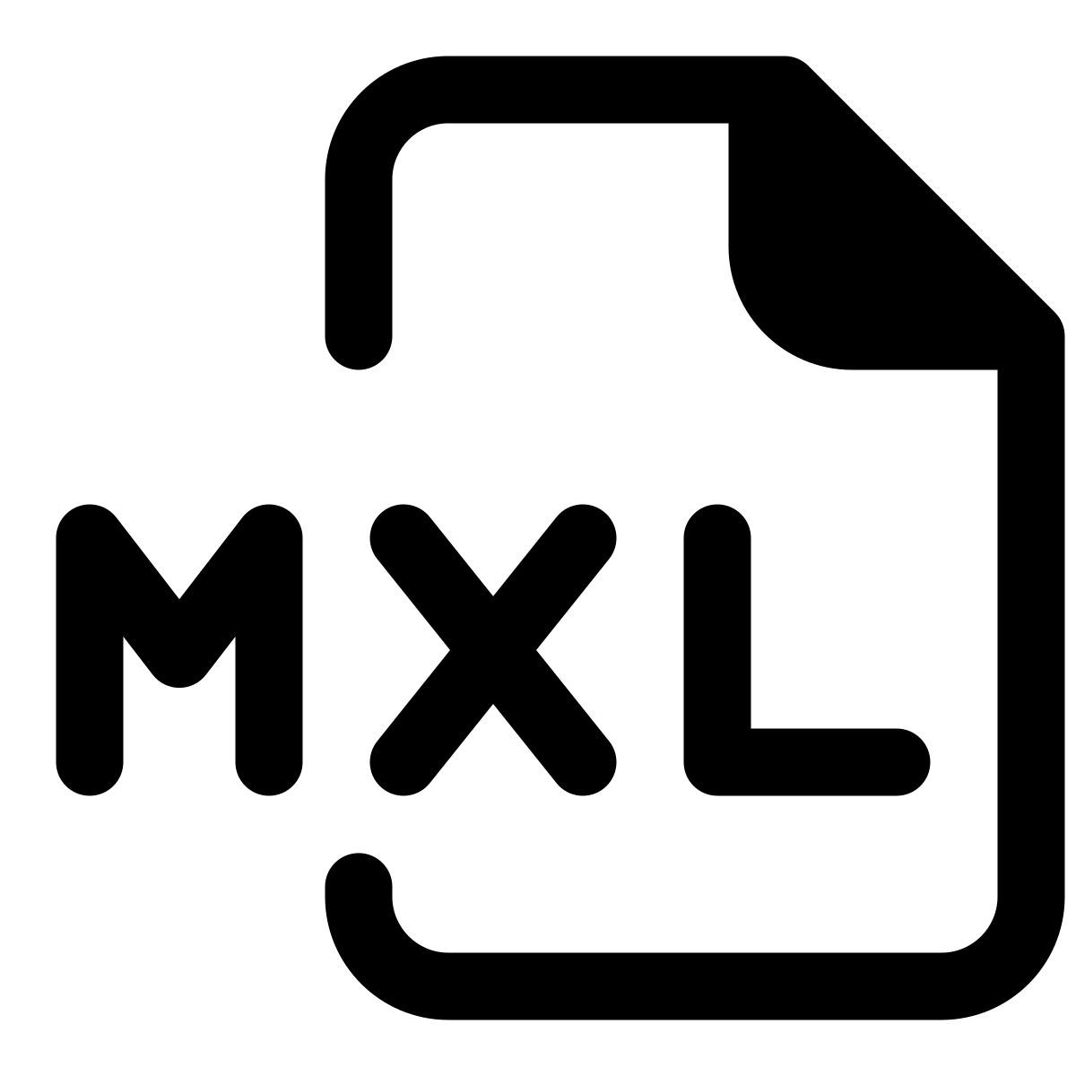 arquivo mxl icon