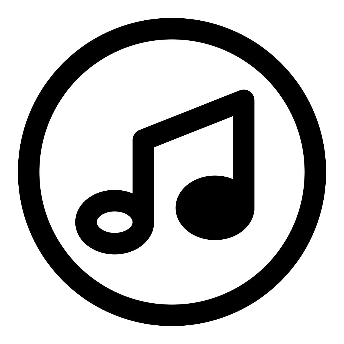 apple music logo icon