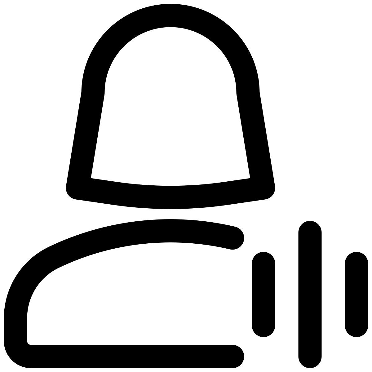 audio shared by single female user for the work purpose icon