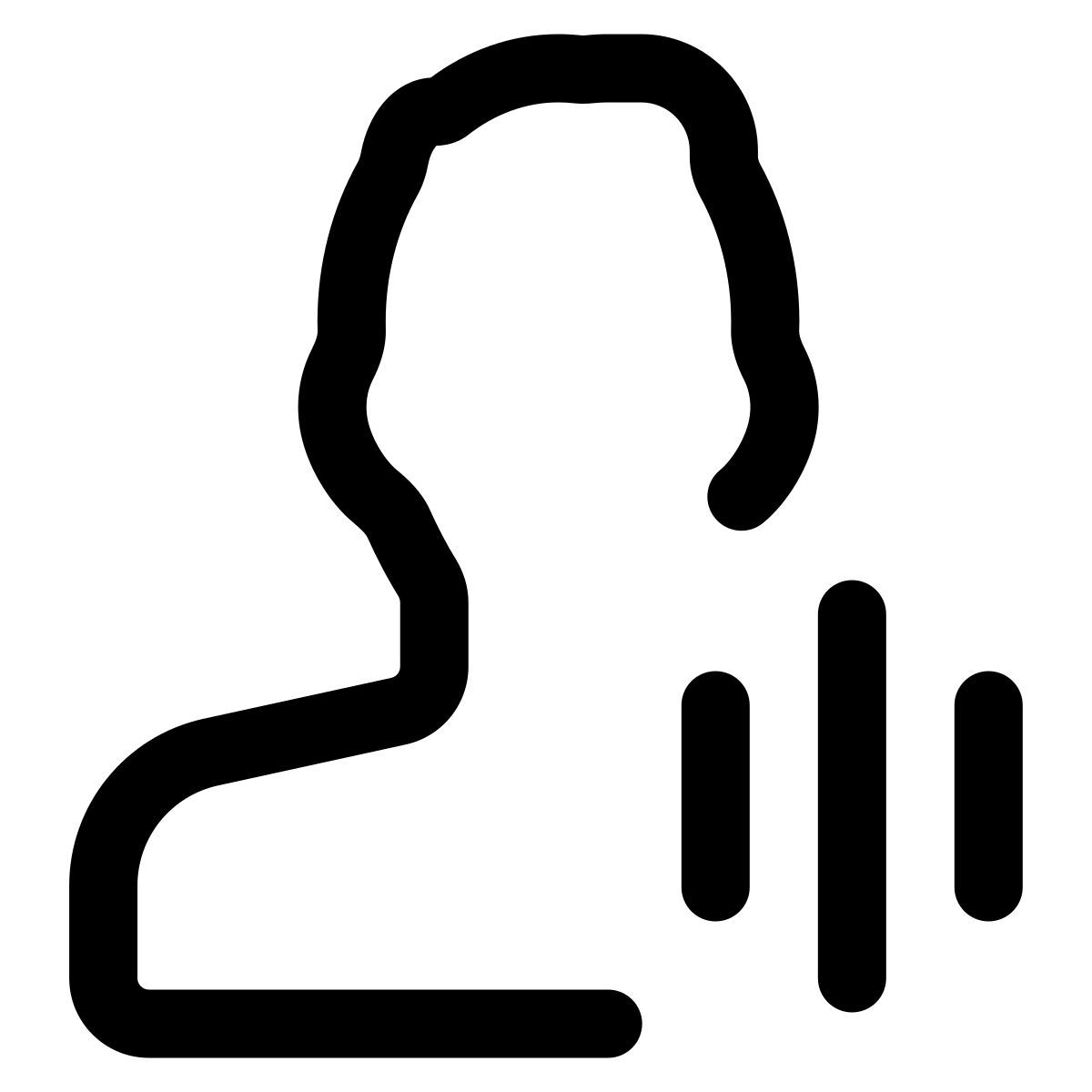 user audio icon