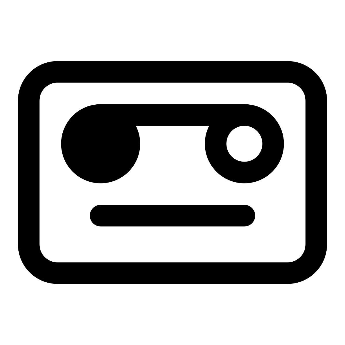 audiokassette icon