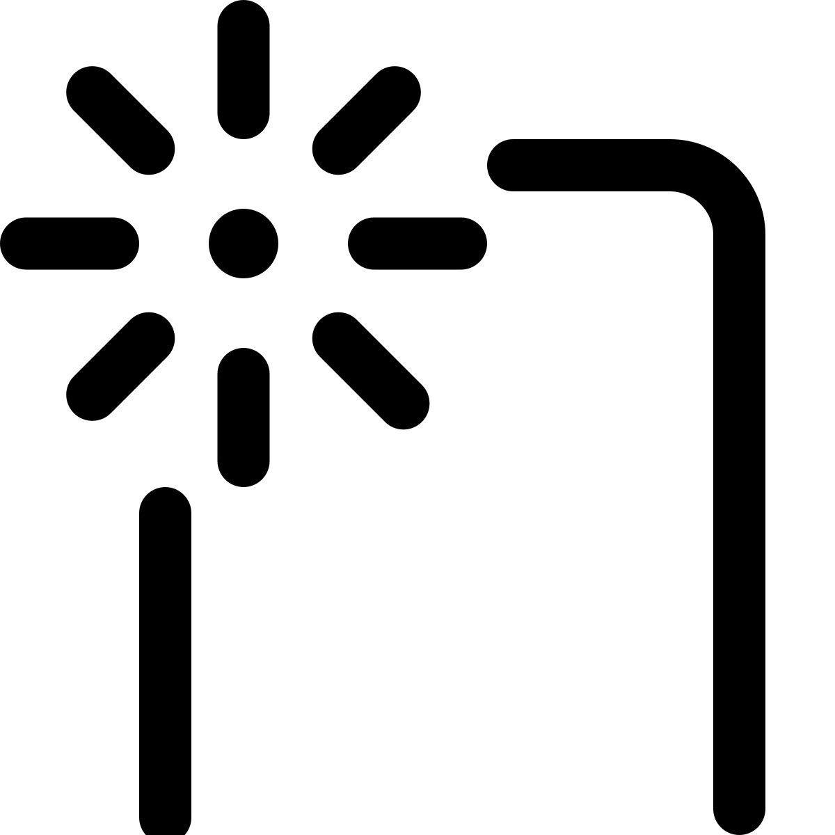 câmera traseira com módulo de flash de alto brilho icon