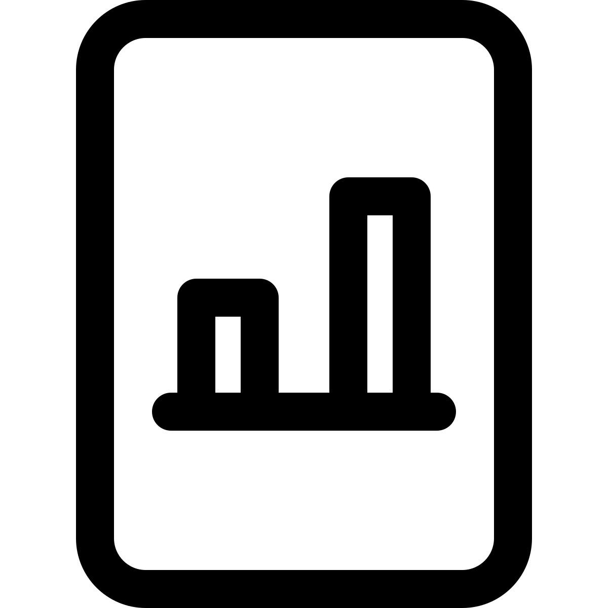 막대 차트 파일 icon