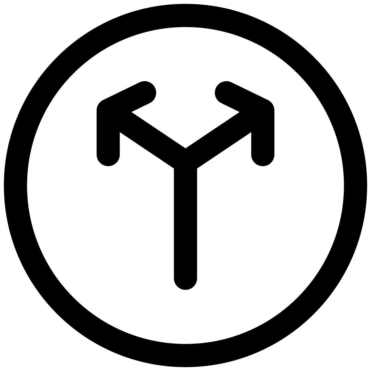geteiltes straßenschild icon