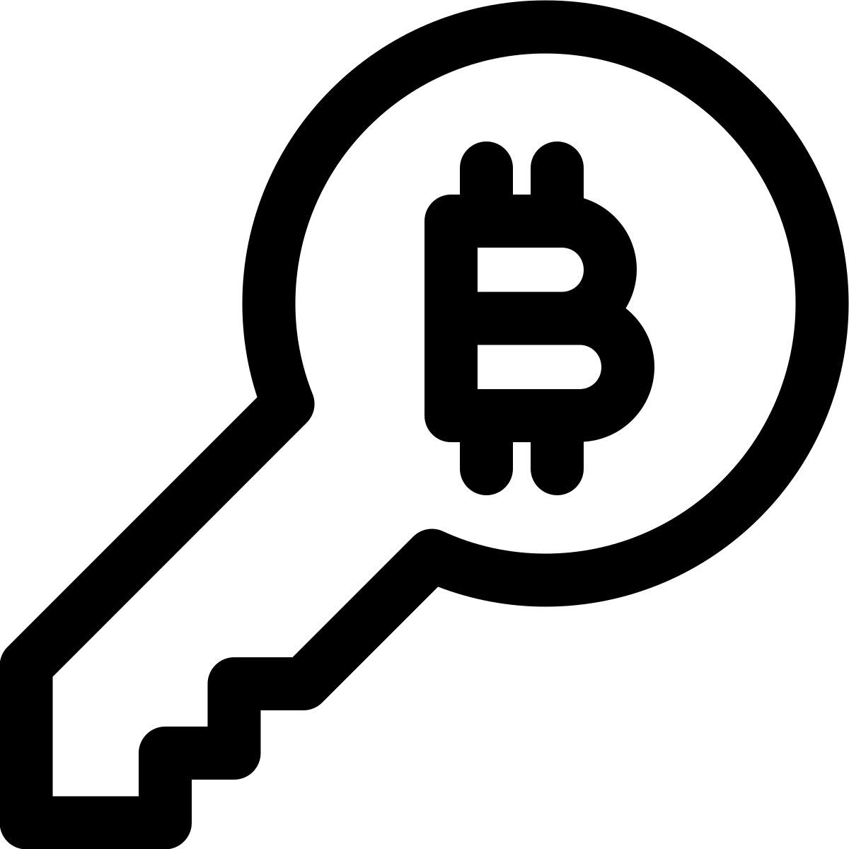 Bitcoin Key icon