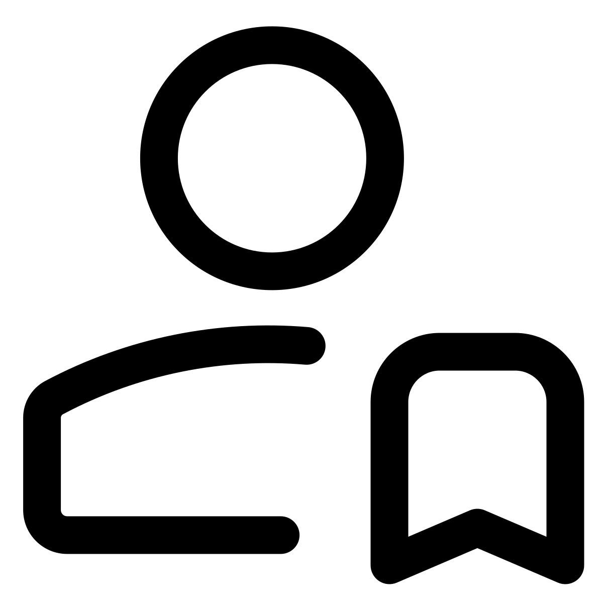 bookmarked user icon