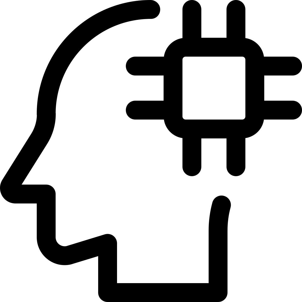 brain cpu icon