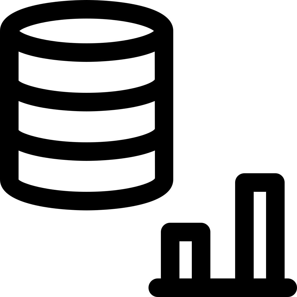 estadísticas de bases de datos icon