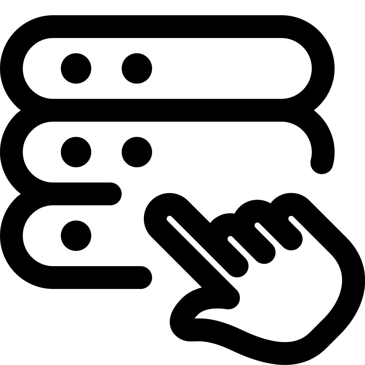 klicken sie auf server icon