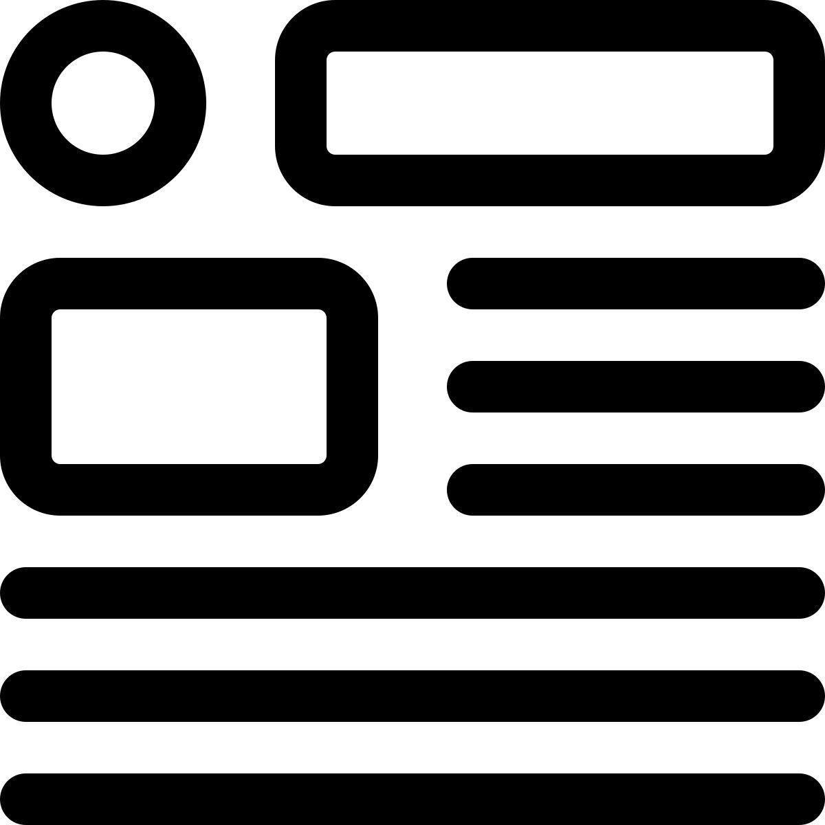 layout dell'articolo icon